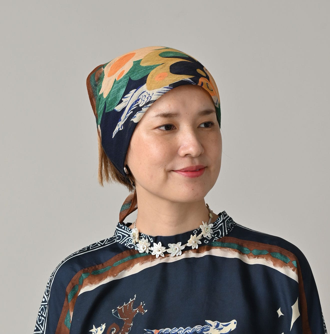 Gauze Twill Picture Book Bandana | 45R Official Online Store – 45R