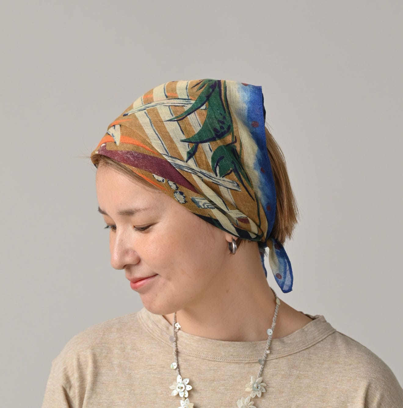 Gauze Twill Picture Book Bandana | 45R Official Online Store – 45R