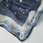 45R Indigo Gauze Twill Picture Book Bandana