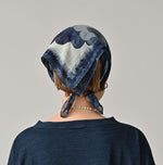 45R Indigo Gauze Twill Picture Book Bandana
