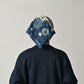 45R Indigo Tenjiku Happy Doodle Bandana