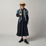 45R Indigo Happy Doodle FUROSHIKii