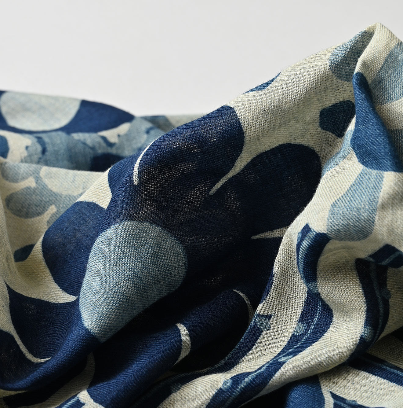 45R Indigo Happy Doodle FUROSHIKii - Image 3