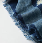 45R Indigo Happy Doodle FUROSHIKii