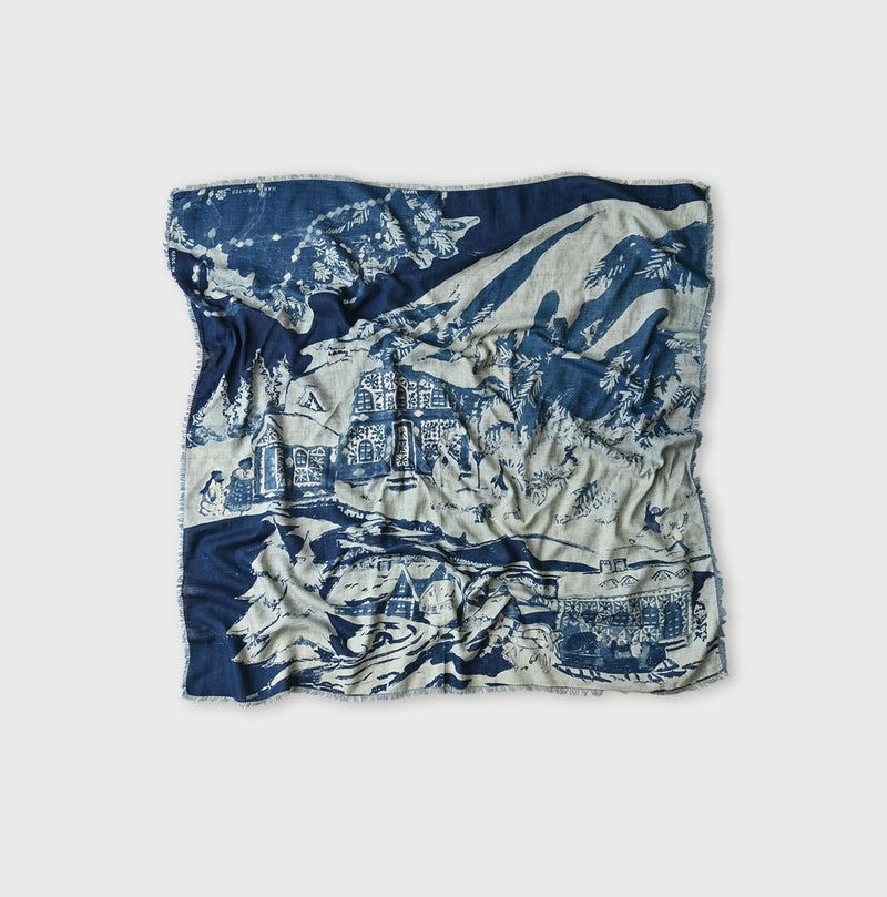 Indigo Twill Noel FUROSHIKii - Image 1
