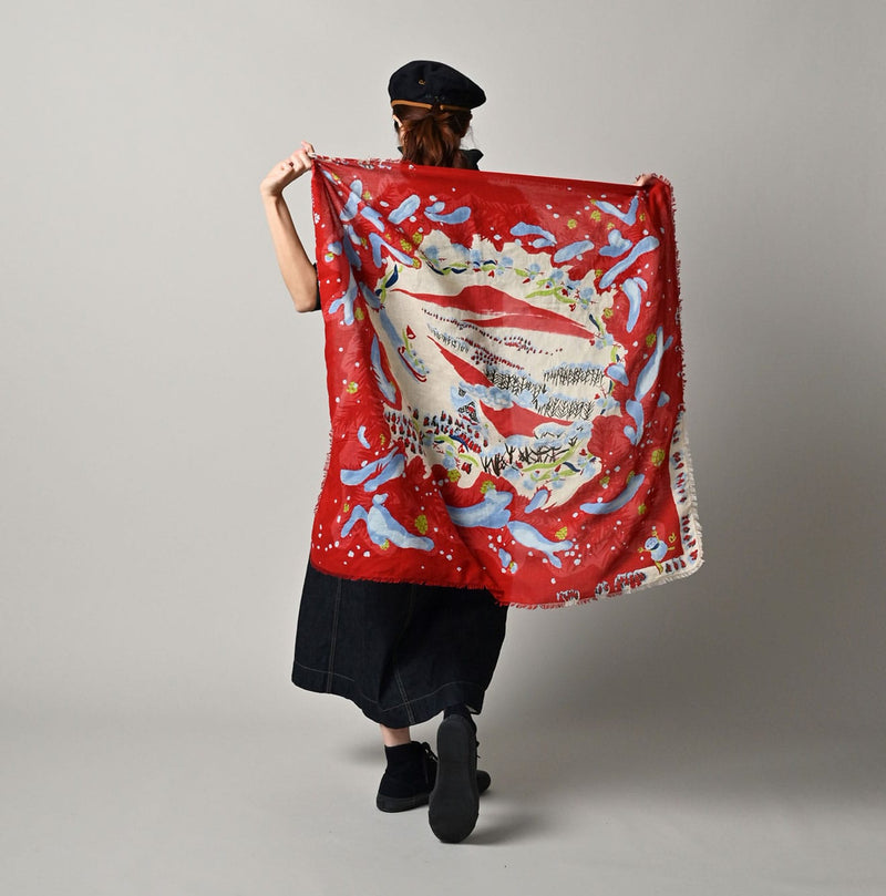 Twill Snowman FUROSHIKii