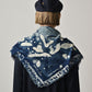 Indigo Twill Snowman FUROSHIKii