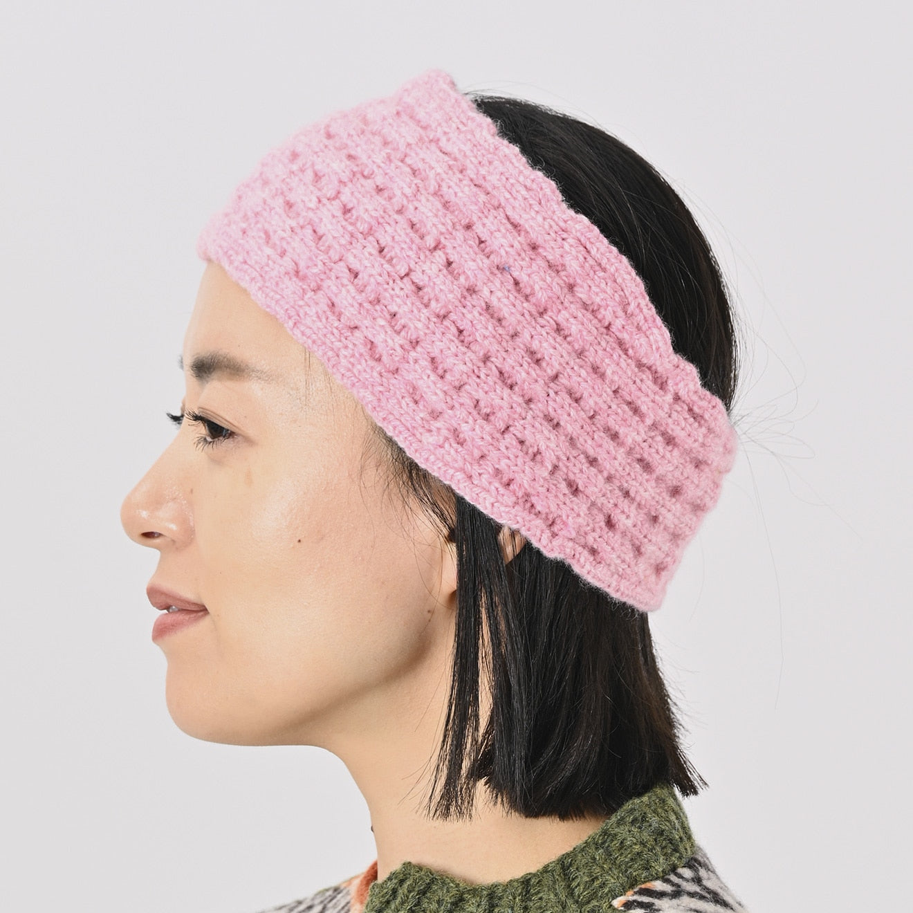 45R Cashmere Waffle Headband