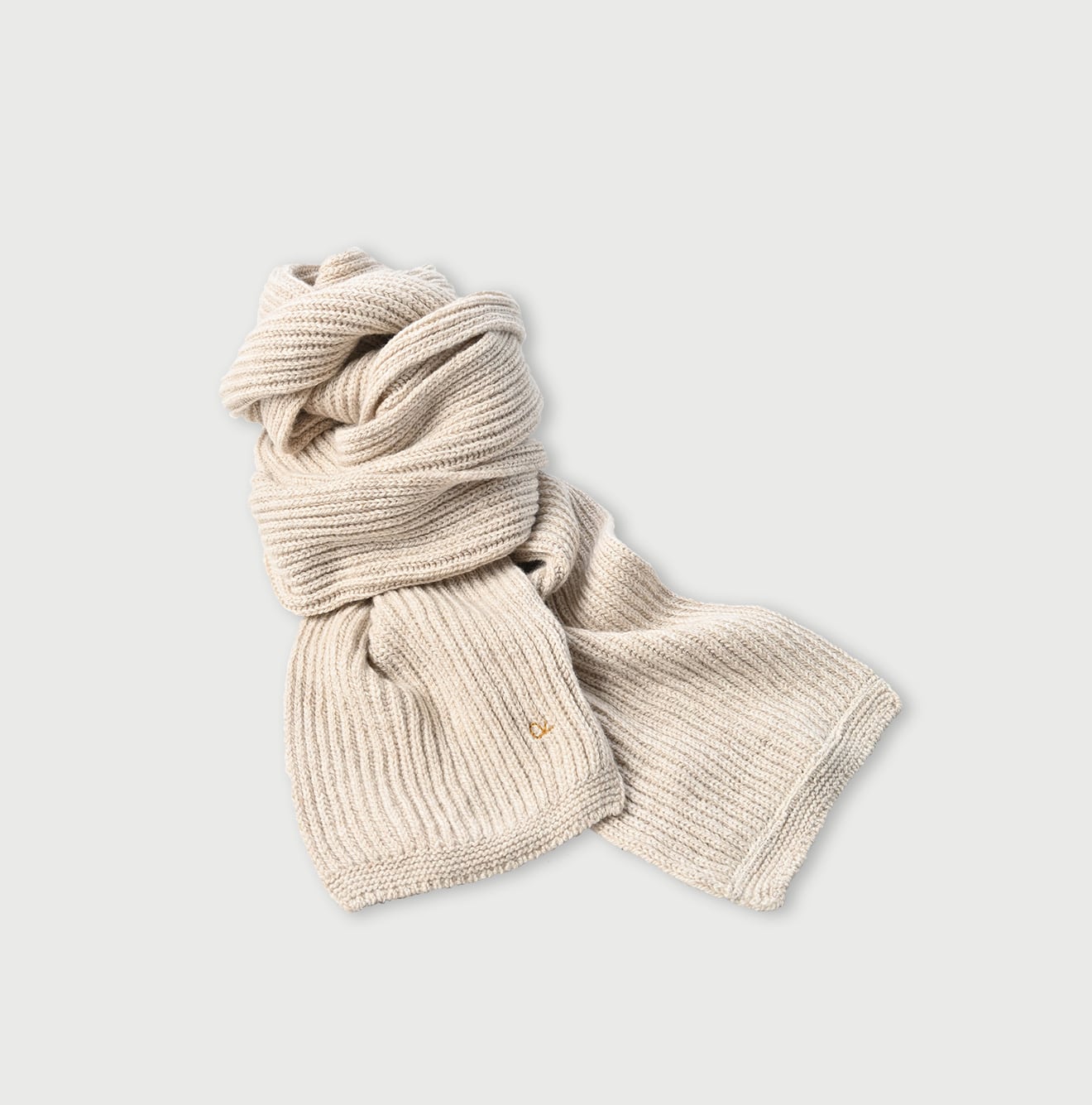 Cashmere Waffle Long Muffler - 45R by 45rpm studio