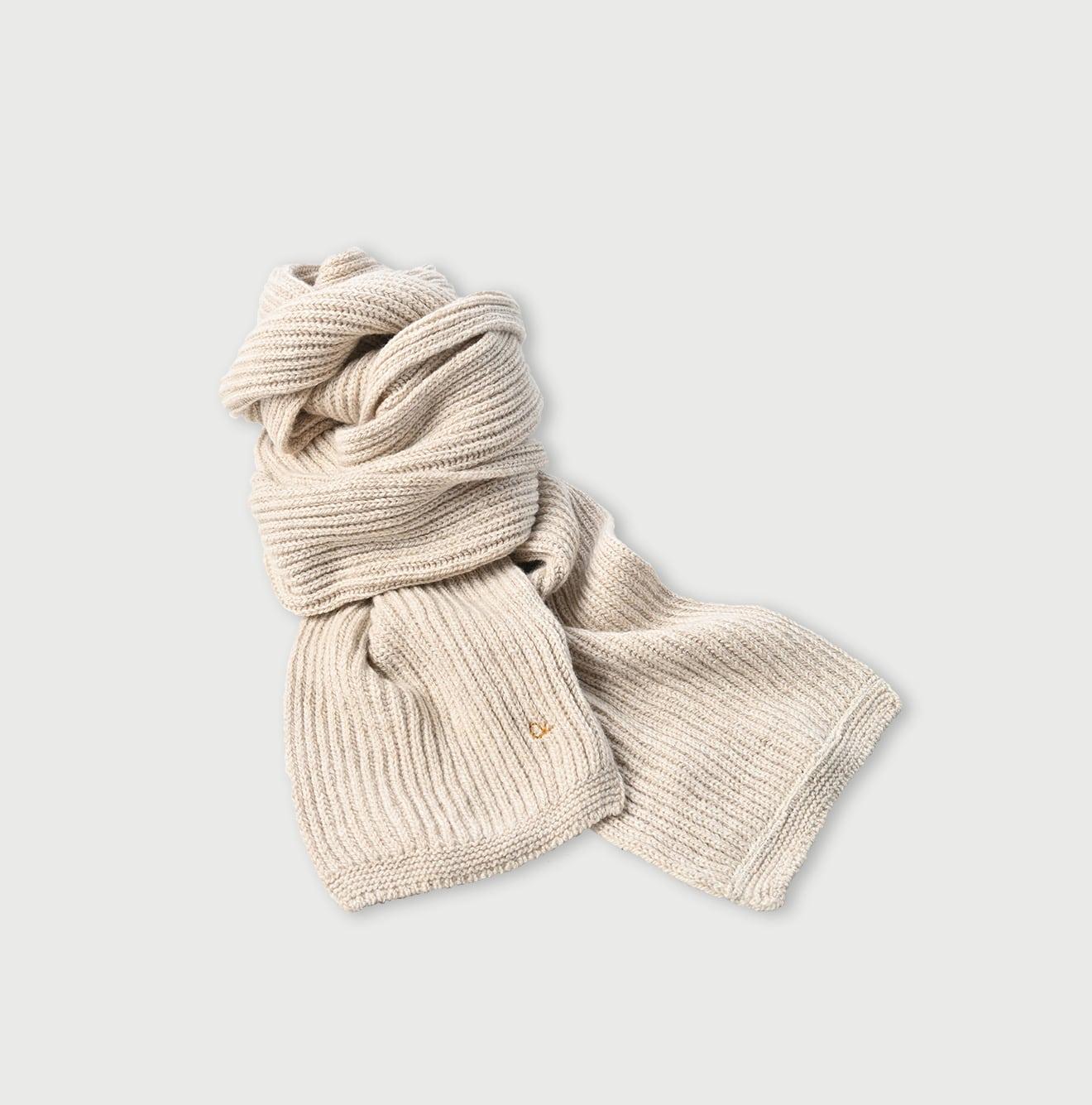 Cashmere Waffle Long Muffler - 45R by 45rpm studio - Image 1