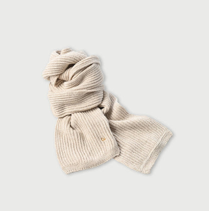 Cashmere Waffle Long Muffler - 45R by 45rpm studio