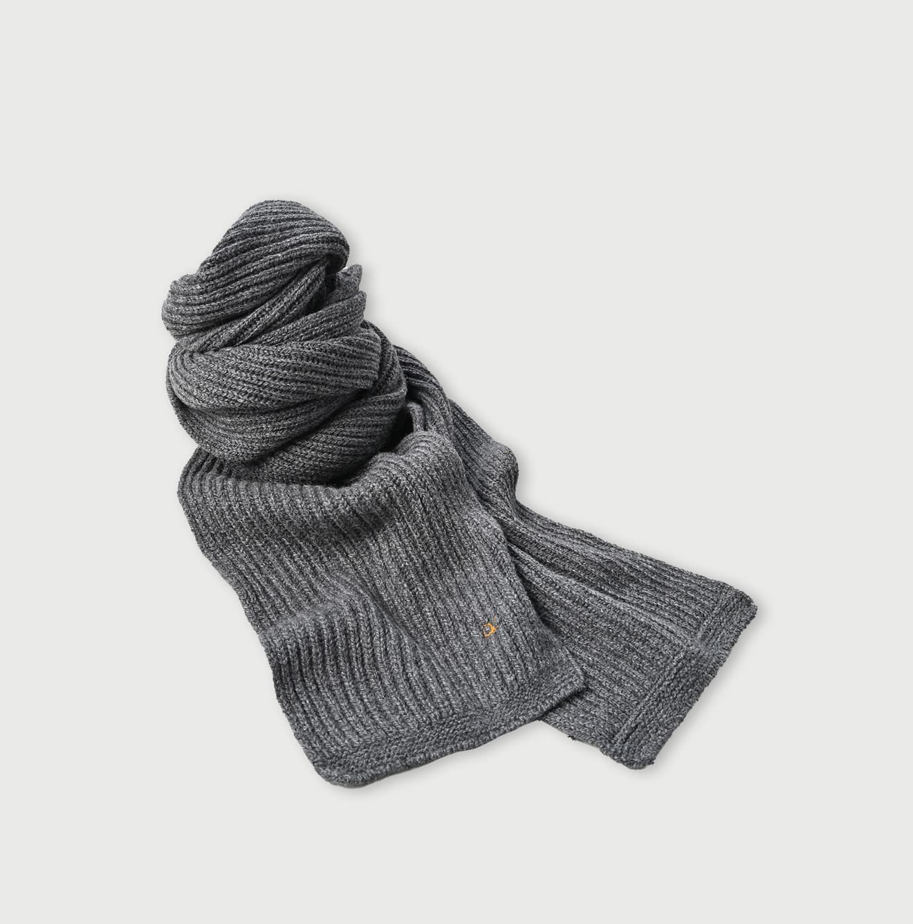 Cashmere Waffle Long Muffler - 45R by 45rpm studio