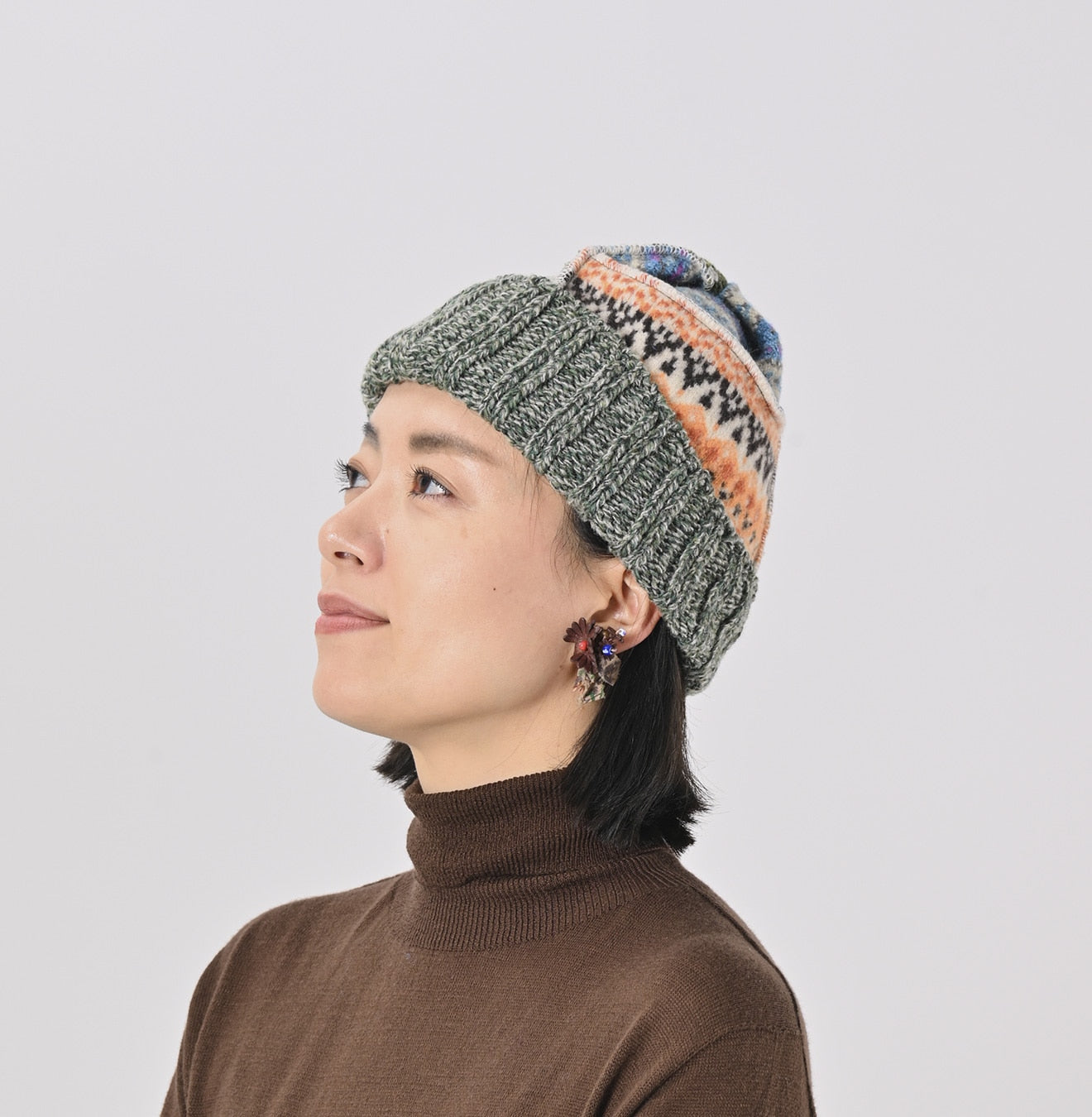 45R Tamatebako Patchwork Knit Cap