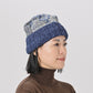 45R Indigo Tamatebako Patchwork Knit Cap