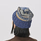 45R Indigo Tamatebako Patchwork Knit Cap