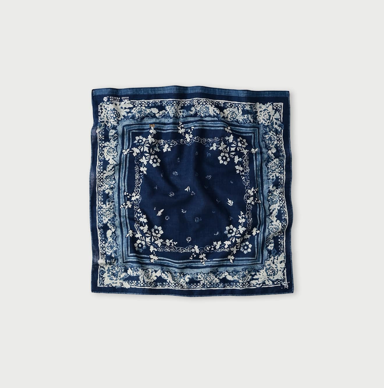 45R Indigo Pottery Bandana