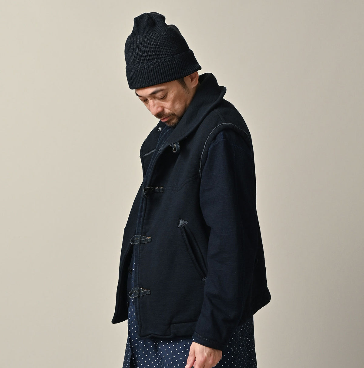 Indigo Hokkaido Fleece 908 Vest (Size 4)