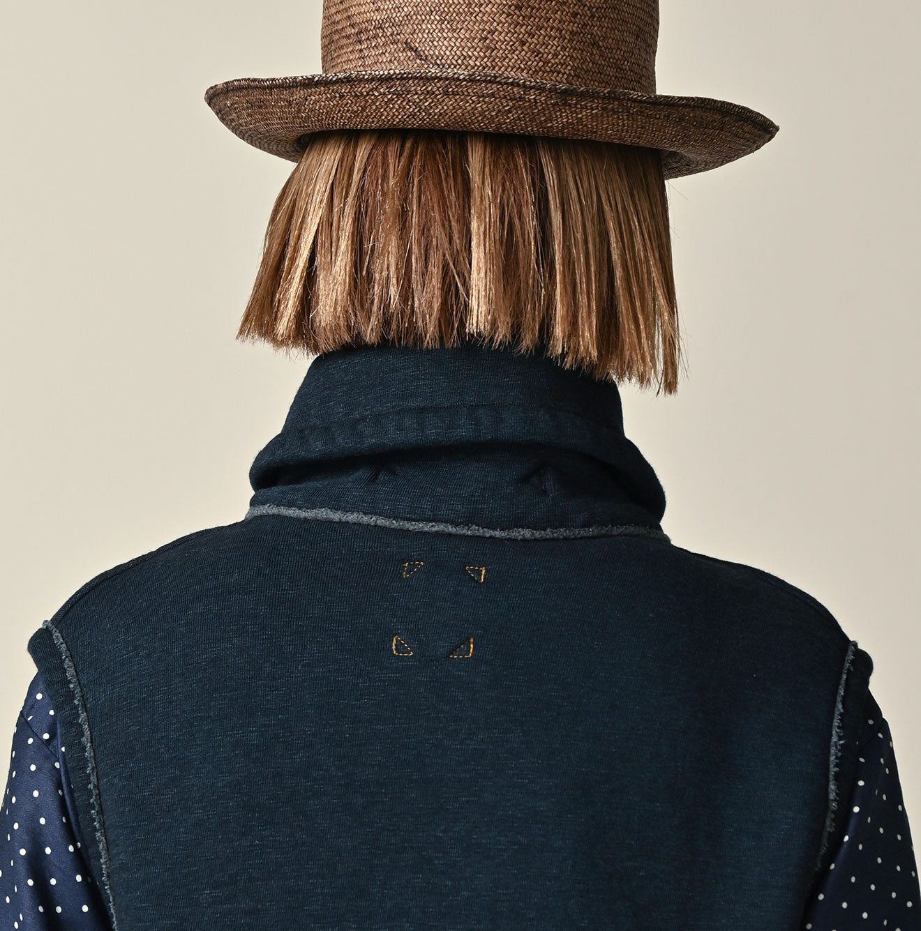 Indigo Hokkaido Fleece 908 Vest (Size 4)