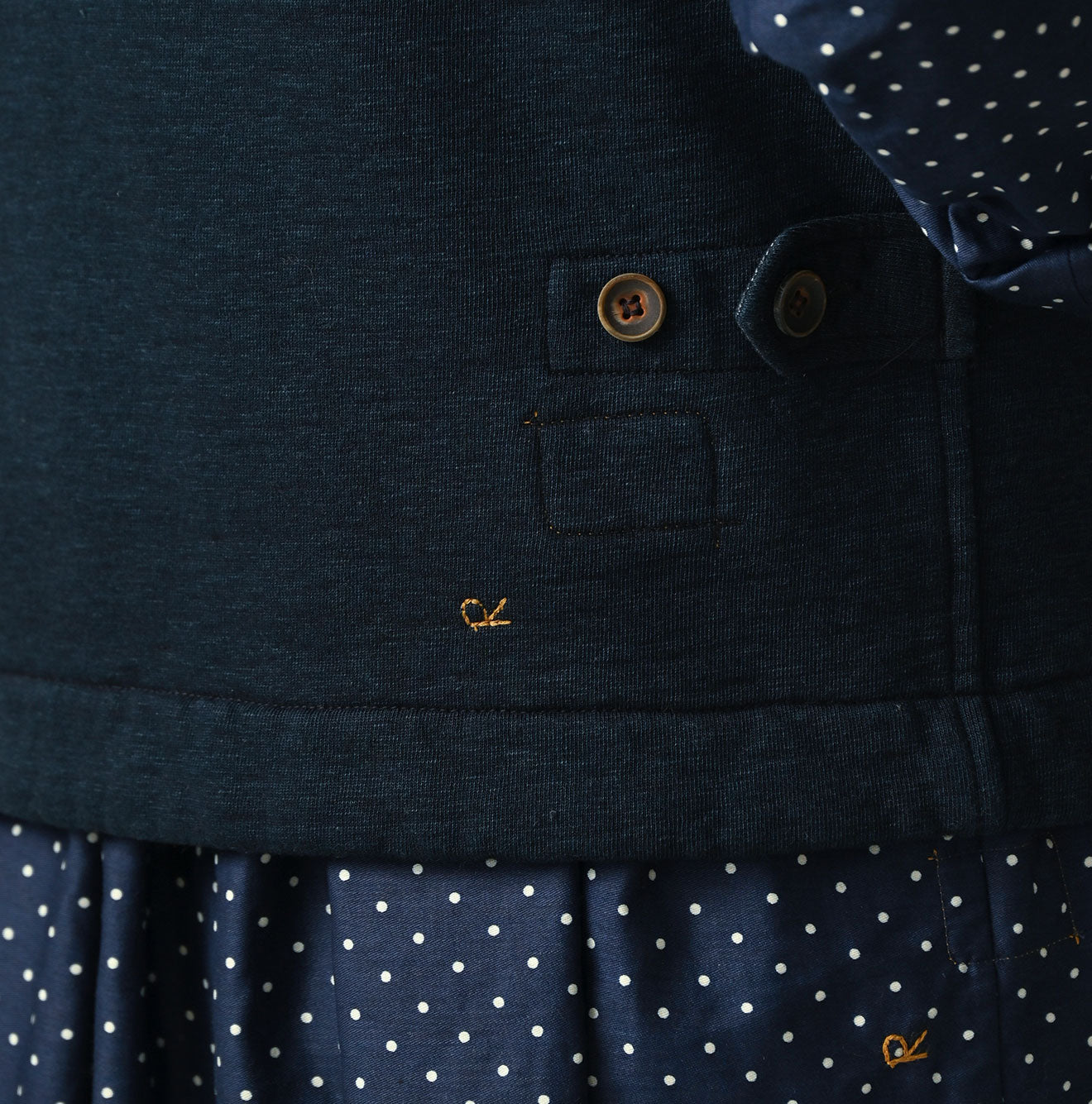 Indigo Hokkaido Fleece 908 Vest (Size 4)