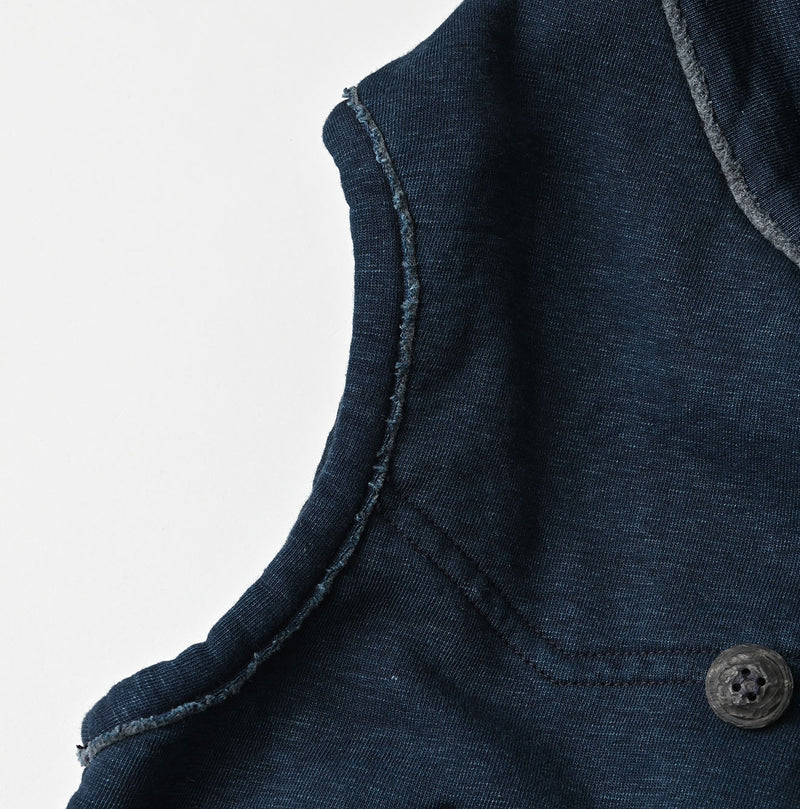 Indigo Hokkaido Fleece 908 Vest (Size 4)