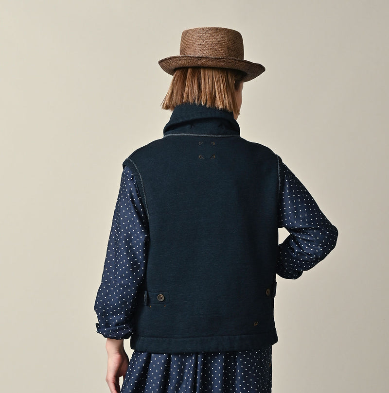 Indigo Hokkaido Fleece 908 Vest (Size 4)