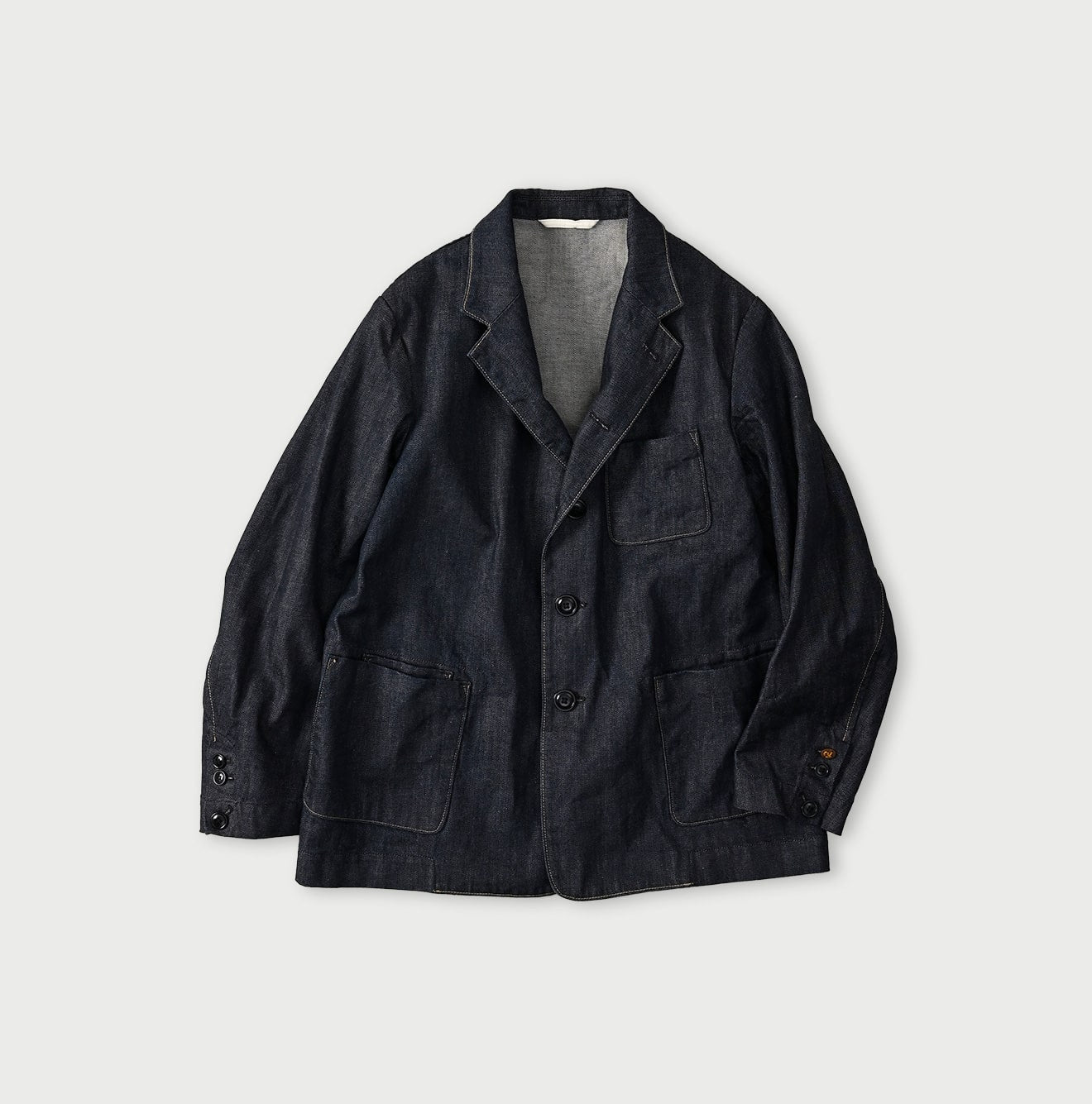 45R Rye Mugi Denim 908 Cardigan Jacket