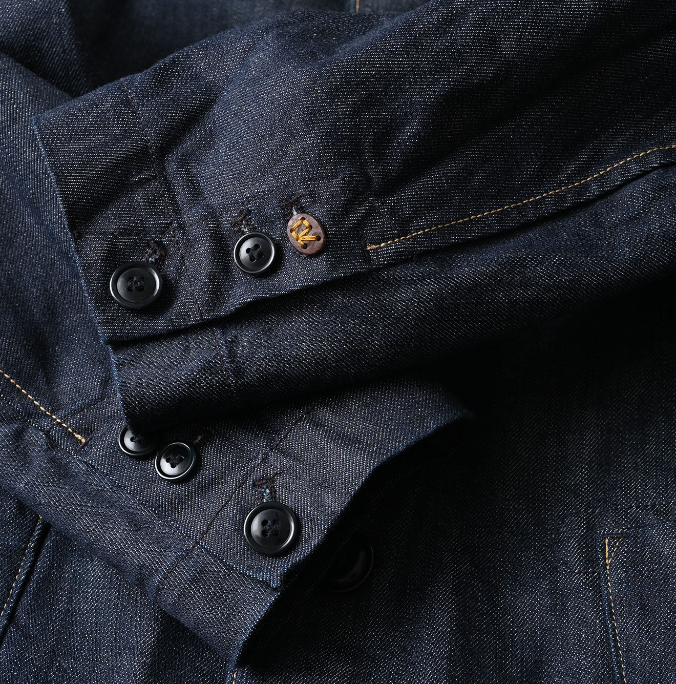 45R Rye Mugi Denim 908 Cardigan Jacket