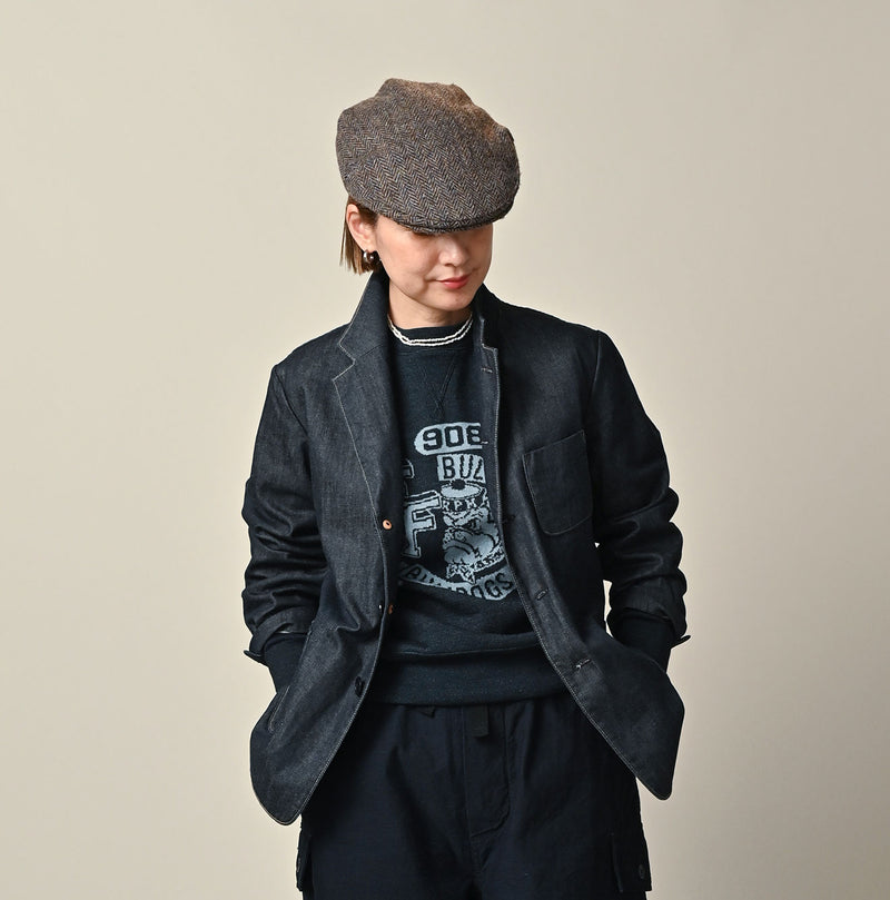 45R Rye Mugi Denim 908 Cardigan Jacket