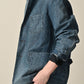 45R Rye Mugi Denim 908 Cardigan Jacket Distressed