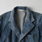 45R Rye Mugi Denim 908 Cardigan Jacket Distressed