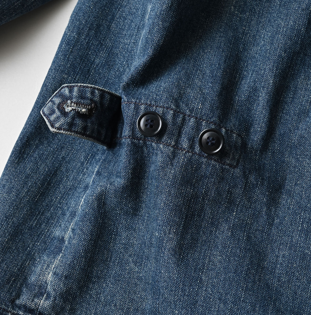 45R Rye Mugi Denim 908 Cardigan Jacket Distressed