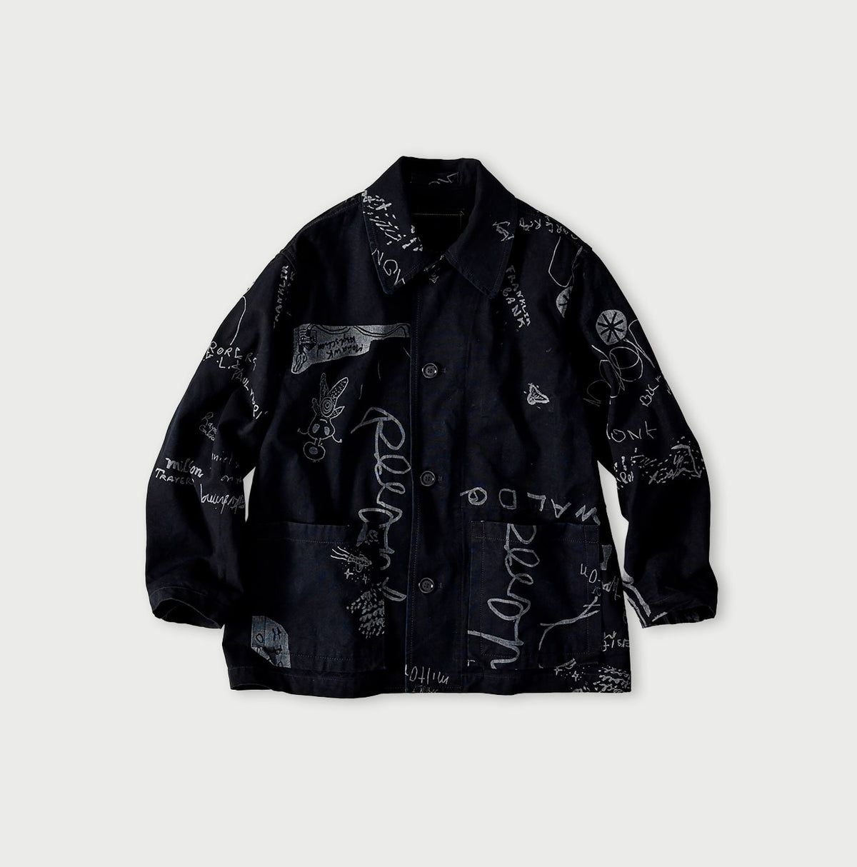 45R Indigo Duck 908 Graffiti Coverall