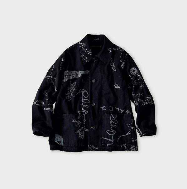 45R Indigo Duck 908 Graffiti Coverall