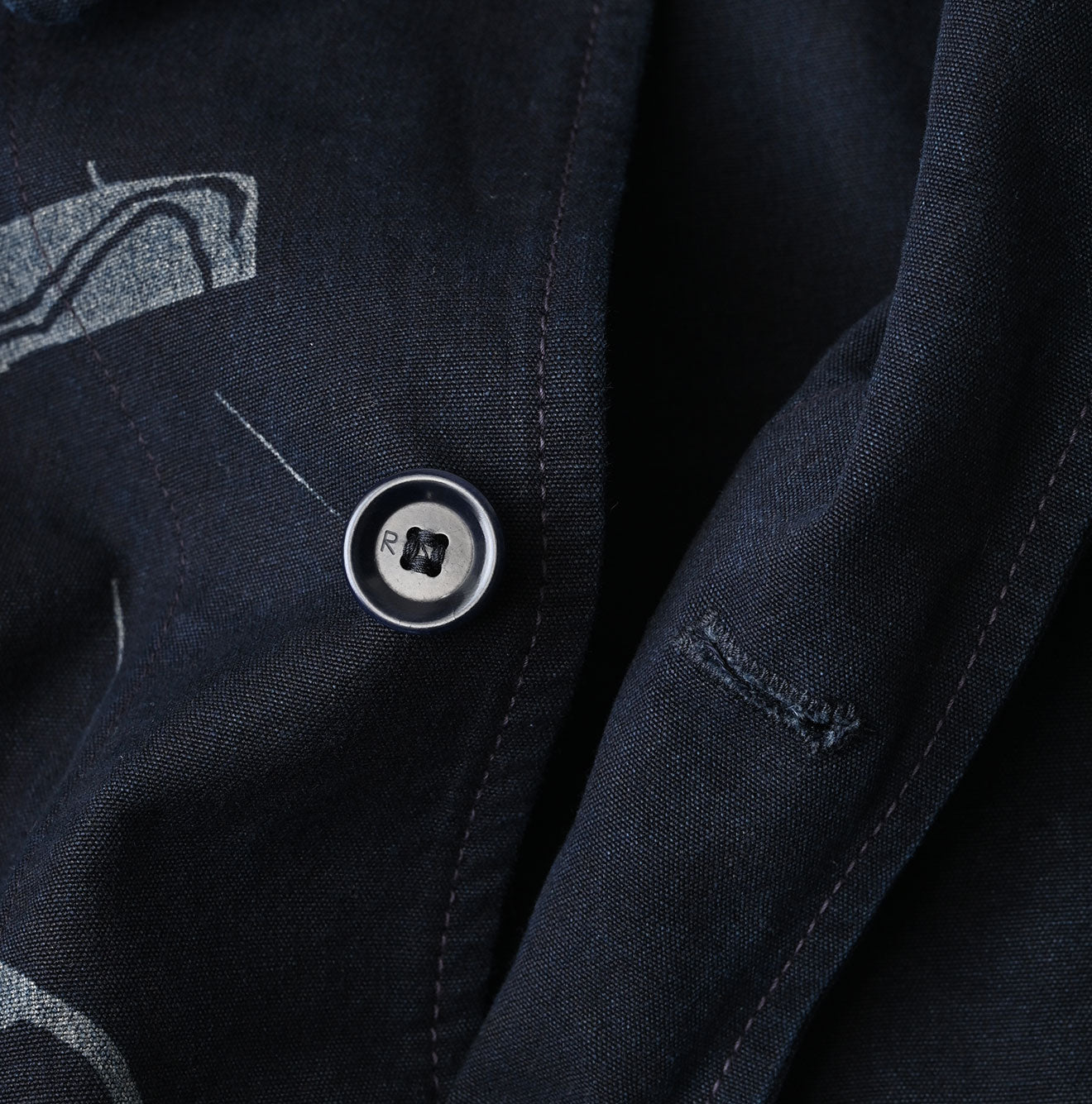 45R Indigo Duck 908 Graffiti Coverall