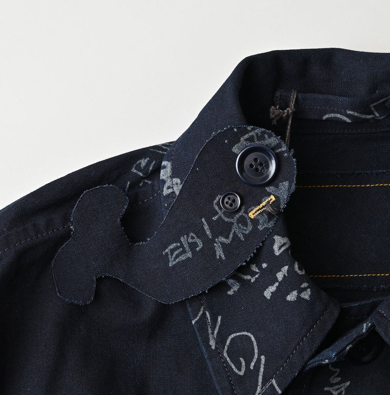 45R Indigo Duck 908 Graffiti Coverall
