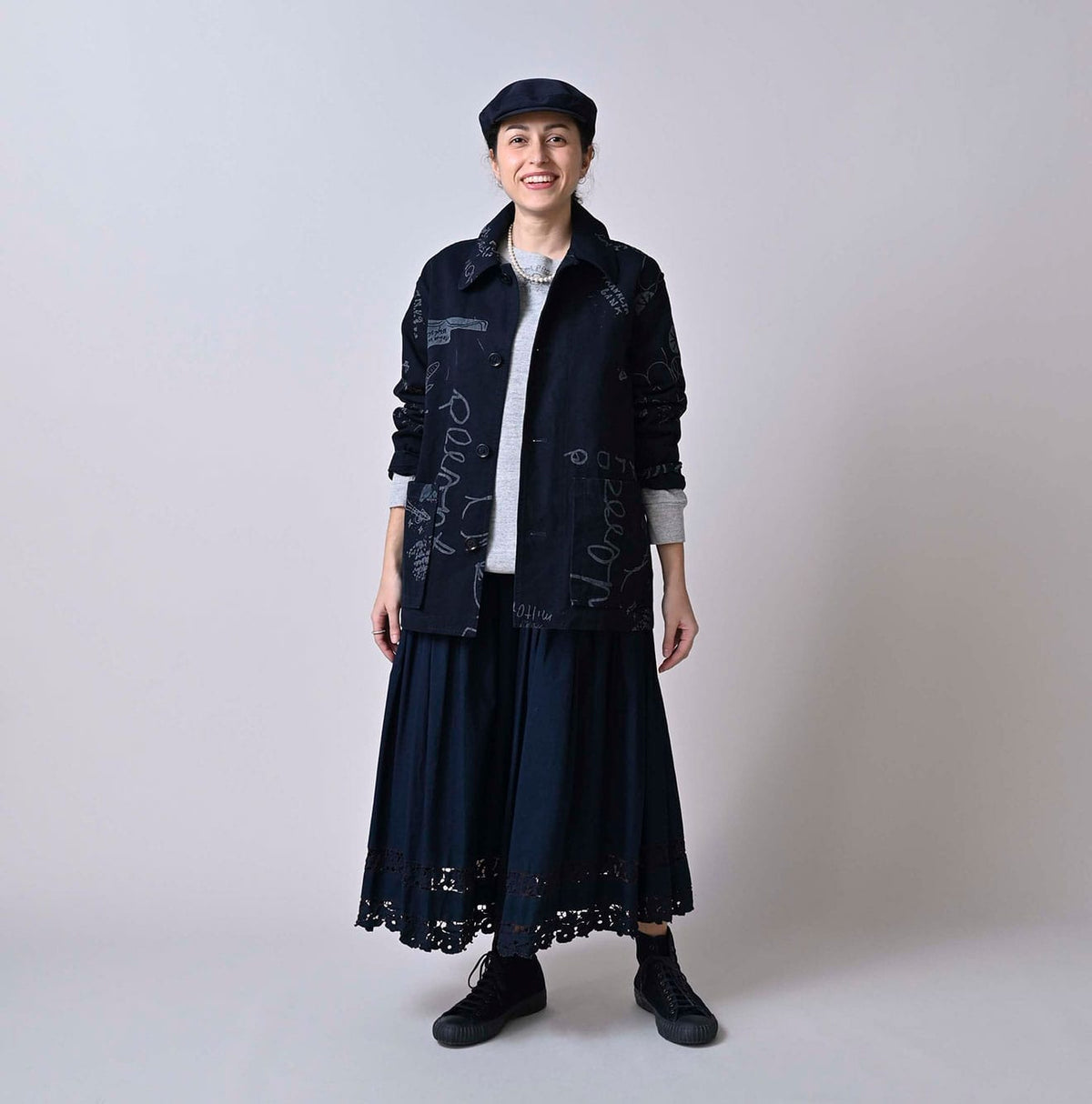 45R Indigo Duck 908 Graffiti Coverall