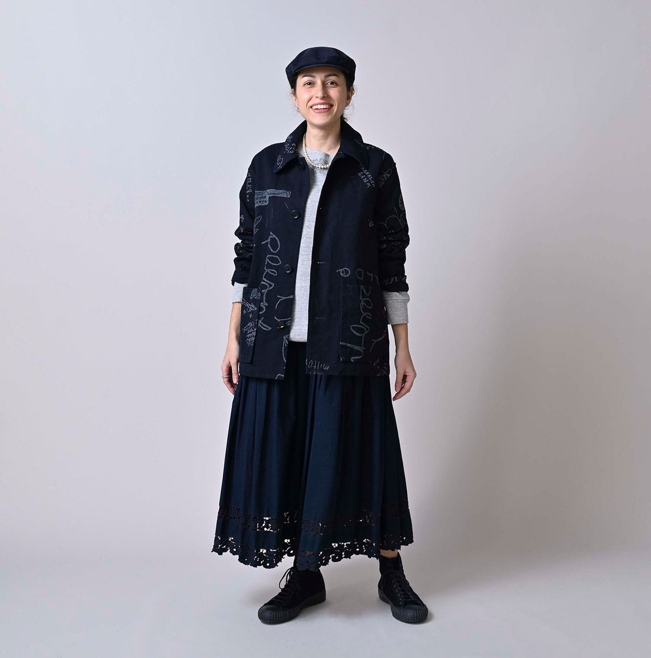 45R Indigo Duck 908 Graffiti Coverall