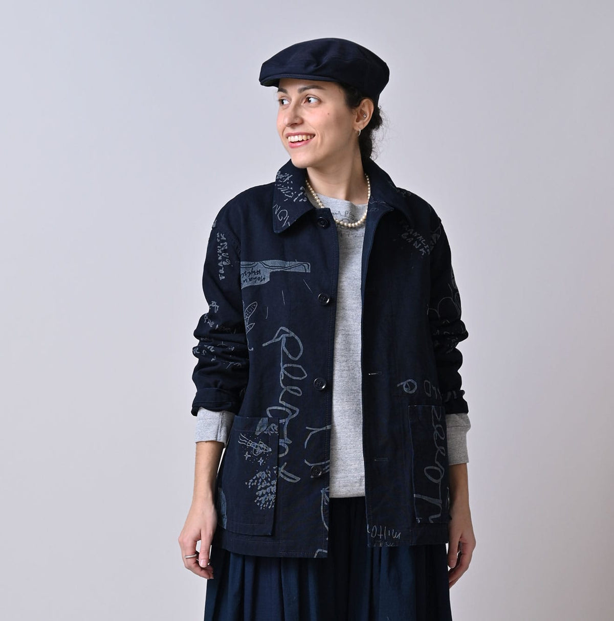 45R Indigo Duck 908 Graffiti Coverall