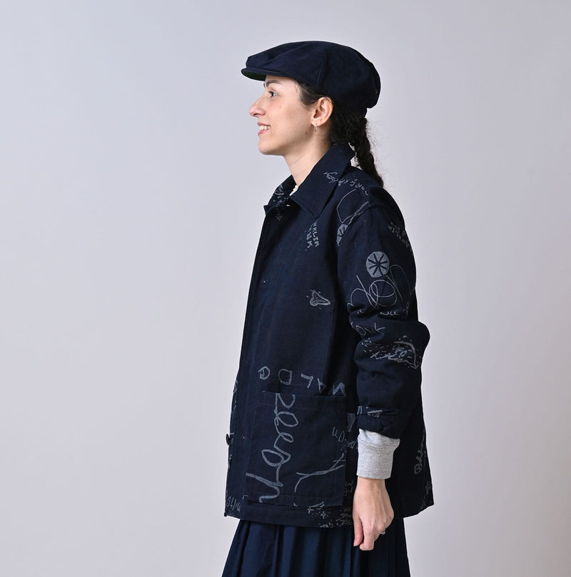 45R Indigo Duck 908 Graffiti Coverall