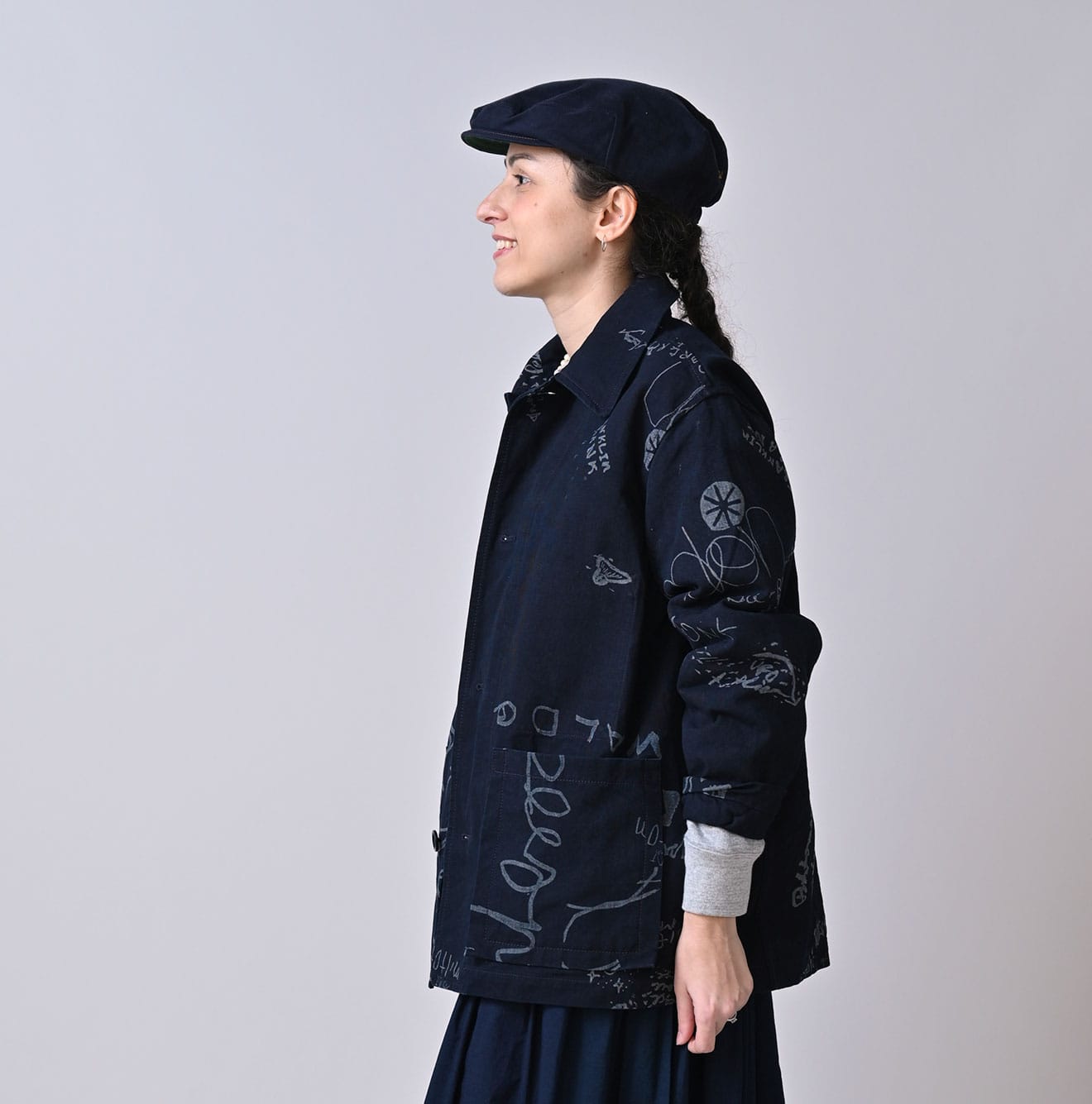 45R Indigo Duck 908 Graffiti Coverall