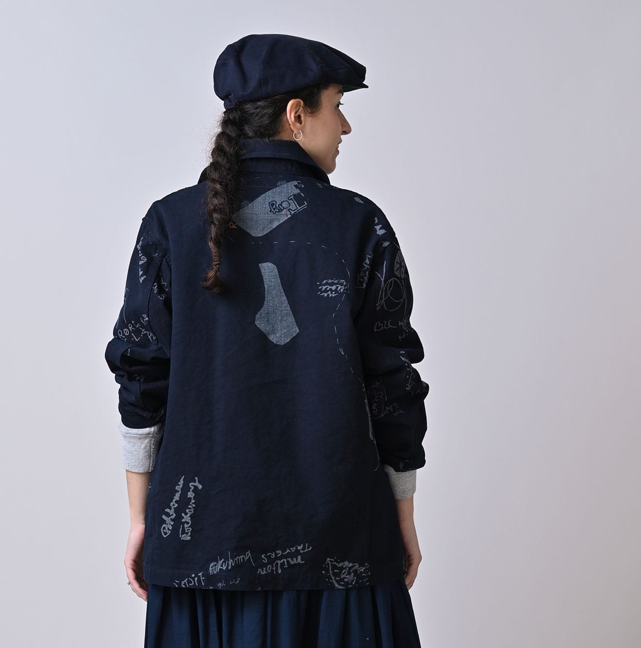 45R Indigo Duck 908 Graffiti Coverall