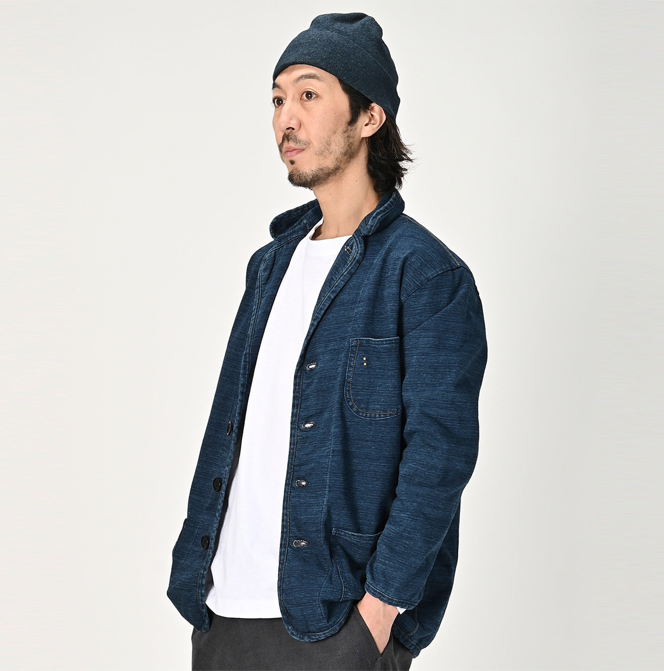 Indigo Dekoboko Tenjiku 908 Tyrolean Jacket Zyu