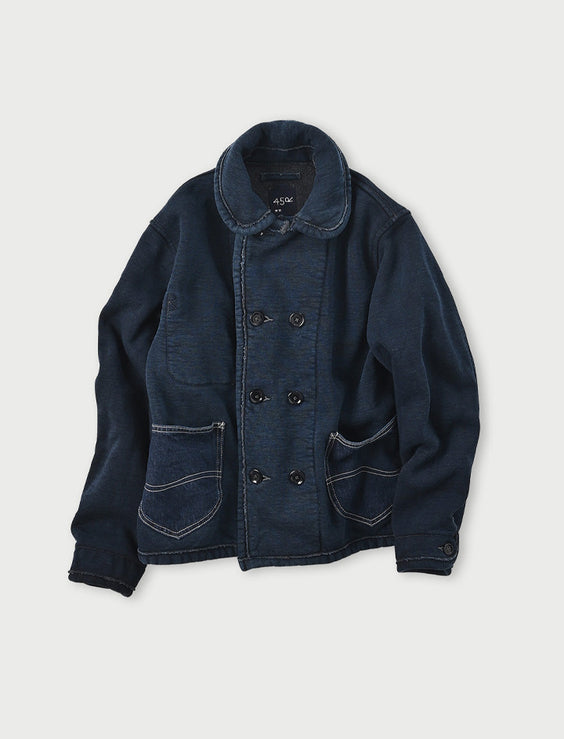 Indigo Hokkaido Cotton Fleece 908 Tyrolean Jacket