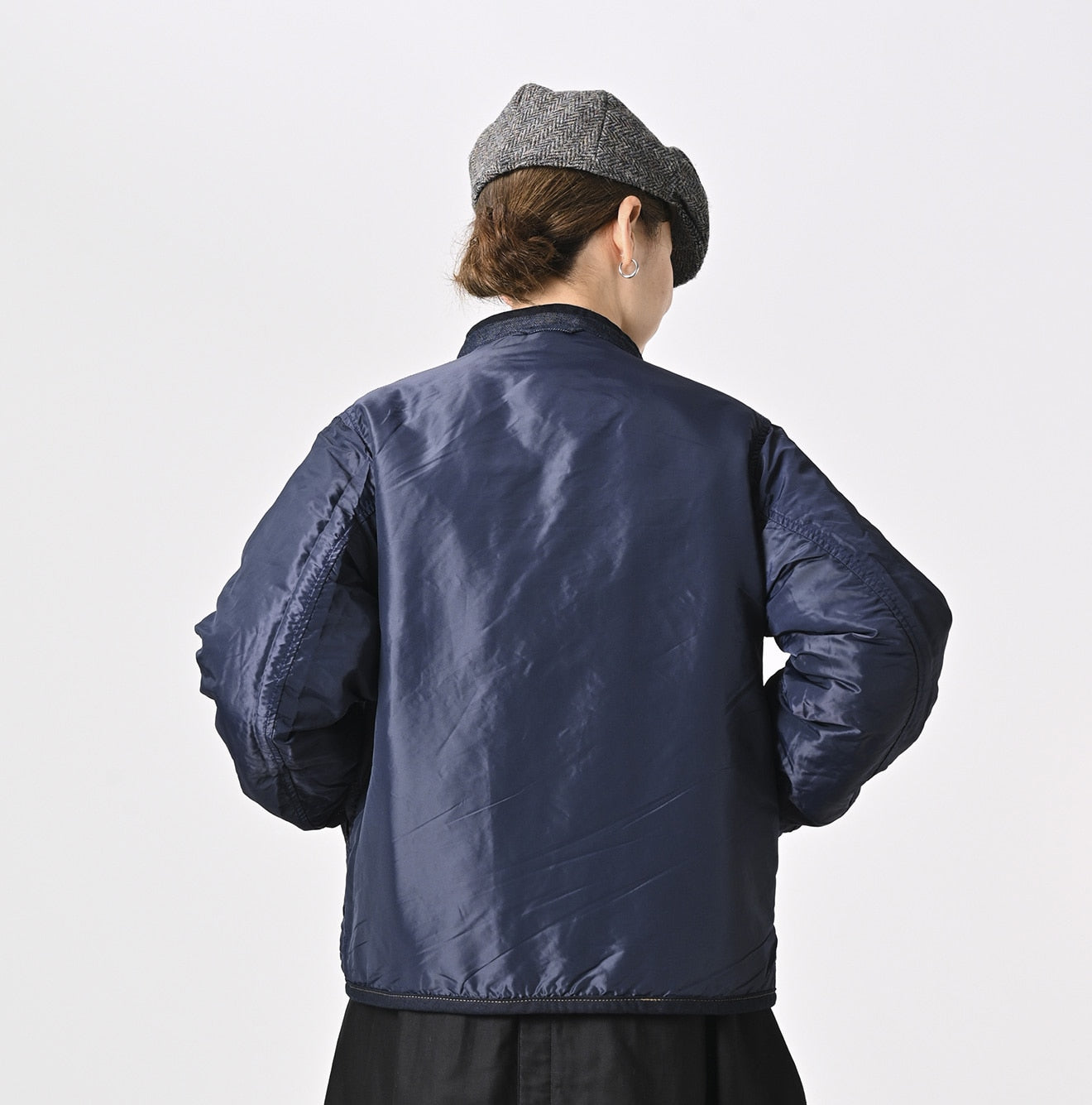 45R Indigo 45 Petit Denim 908 Stand Collar Blouson