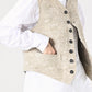 45R Linen Silk Tweed 908 Vest