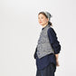 45R Ai Indigo Linen Silk Tweed 908 Vest