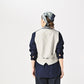 45R Ai Indigo Linen Silk Tweed 908 Vest