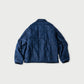 45R Indigo 45 Petit Denim 908 Stand Collar Blouson Distressed