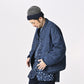 45R Indigo 45 Petit Denim 908 Stand Collar Blouson Distressed