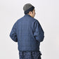 45R Indigo 45 Petit Denim 908 Stand Collar Blouson Distressed